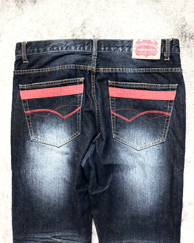 AMORE PURO "CRIMSON FADE" DENIM