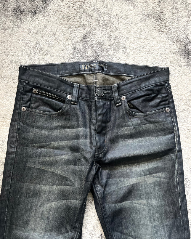 BACKNUMBER WAX DENIM SMALL