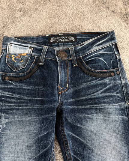 RED PEPPER "INDIGO FADE" DENIM (M)