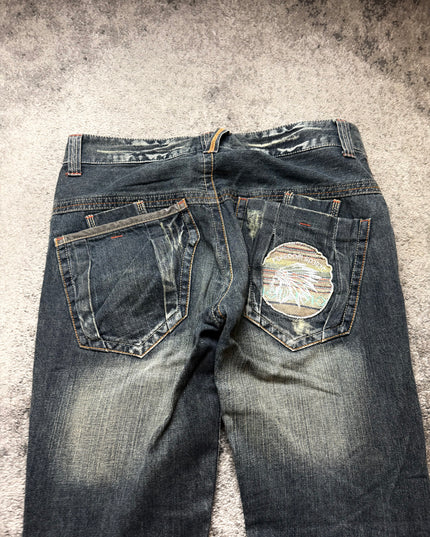 ROOT THREE "TRIBAL FLARE" DENIM
