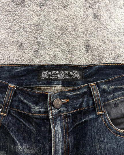 RED PEPPER "VINTAGE FADE" DENIM (L)