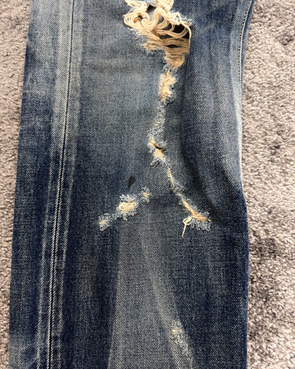 JACKROSE "DESTROYED INDIGO" DENIM (M)