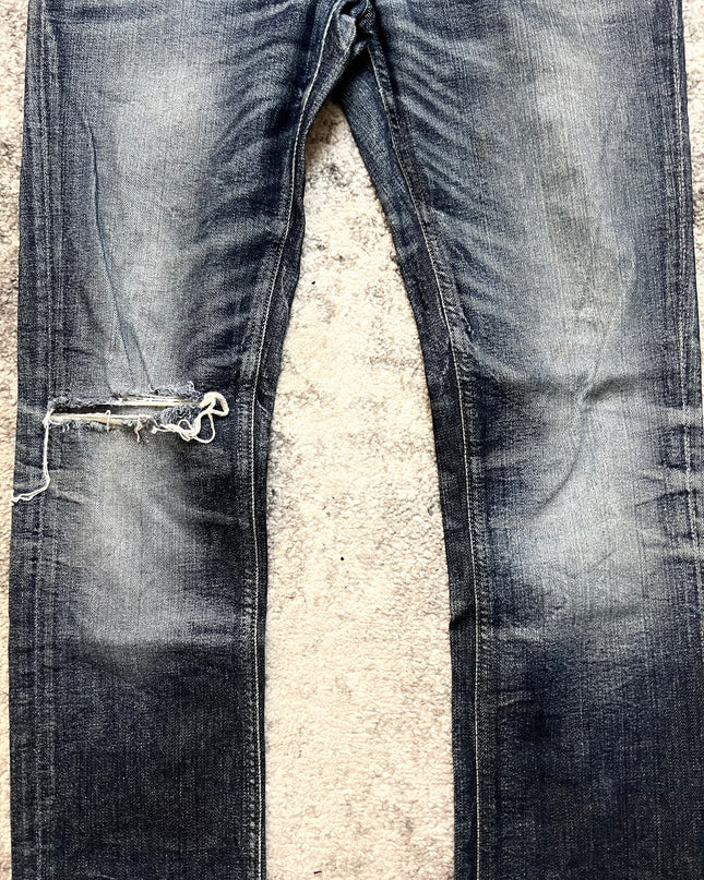 NUDIE JEANS "DEAD SOUL INDIGO" SLIM FIT DENIM