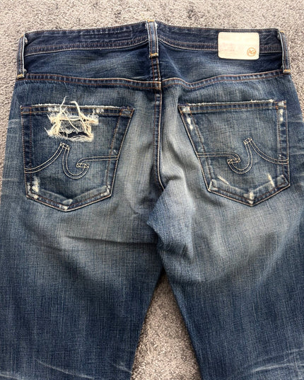 ADRIANO GOLDSCHMIED "HEAVY DESTROYED" DENIM (S-M)