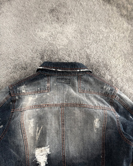 LOWBOX "SHADOW BURN" DENIM JACKET