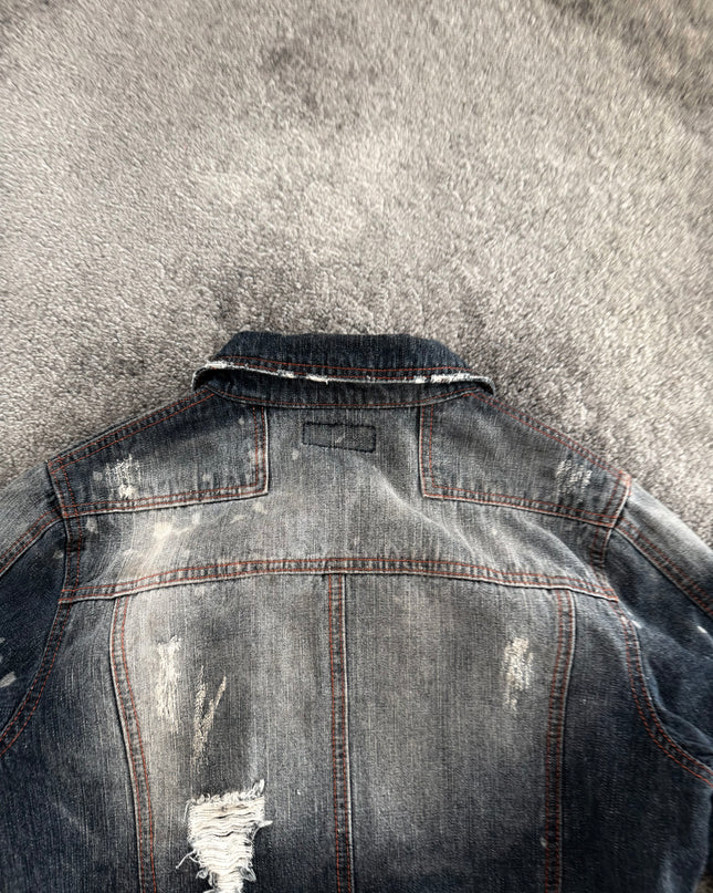 LOWBOX "SHADOW BURN" DENIM JACKET