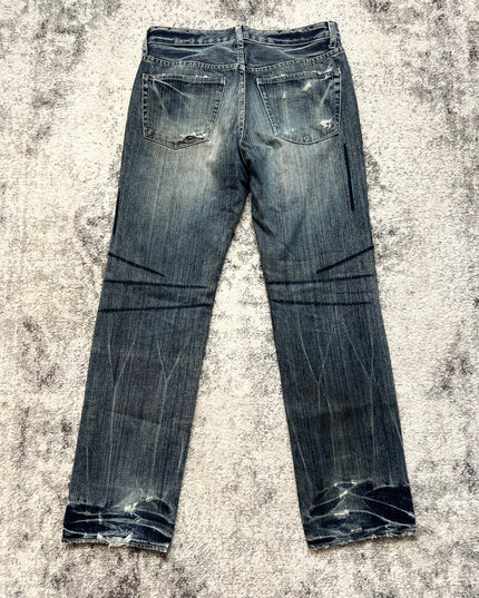 TAKEO KIKUCHI SCRATCH DENIM 
