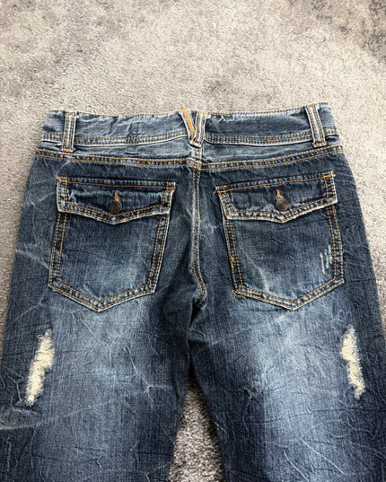 HEISEI "DISTRESSED FADE" DENIM (S)