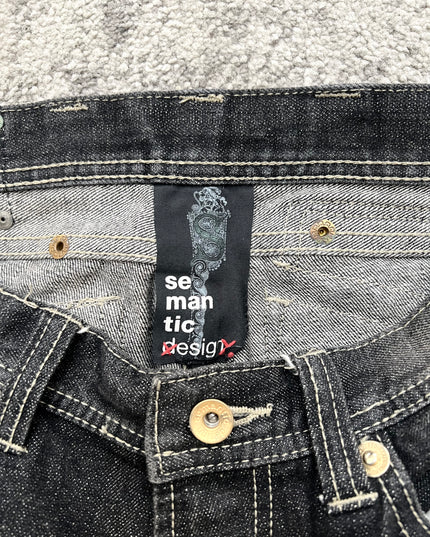 SEMANTIC DESIGN "BLACK RUIN" DENIM