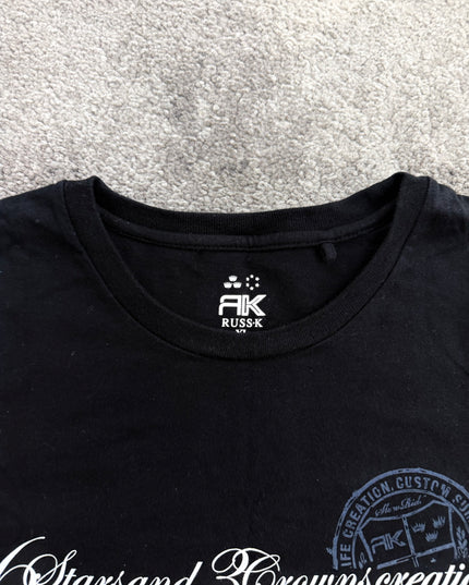 RUSS K "SCRIPT LOGO" TEE (M)