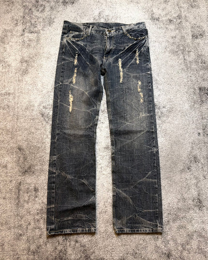 BACK & FORTH "SHATTERED INDIGO" DENIM