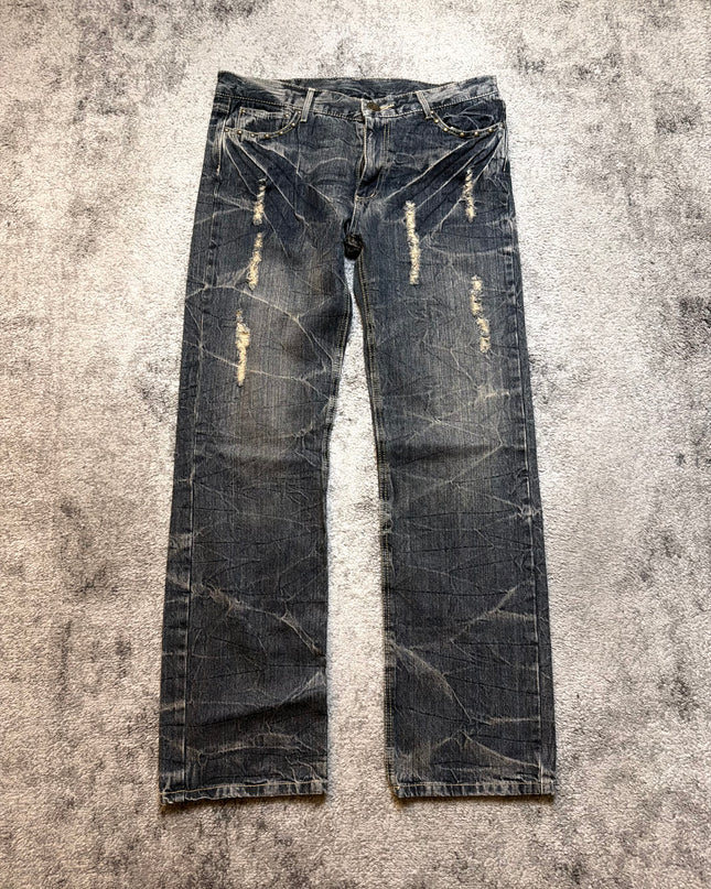 BACK & FORTH "SHATTERED INDIGO" DENIM