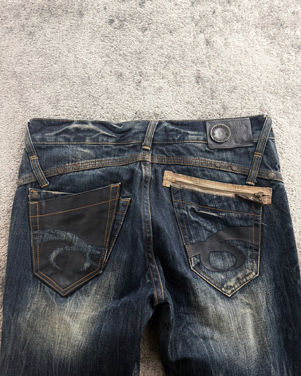 RED PEPPER "VINTAGE FADE" DENIM (L)