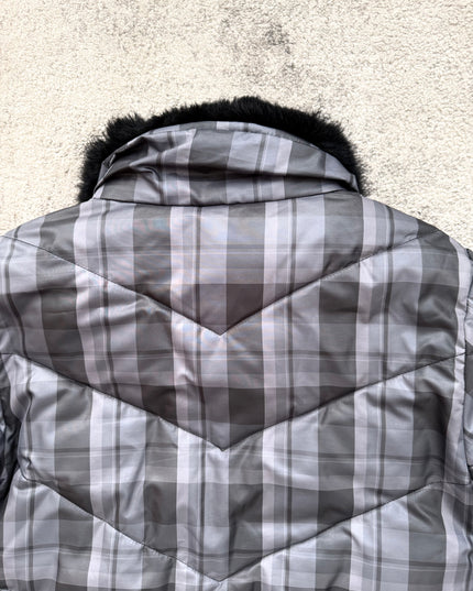 TAKEO KIKUCHI "NOIR GRID" PUFFER