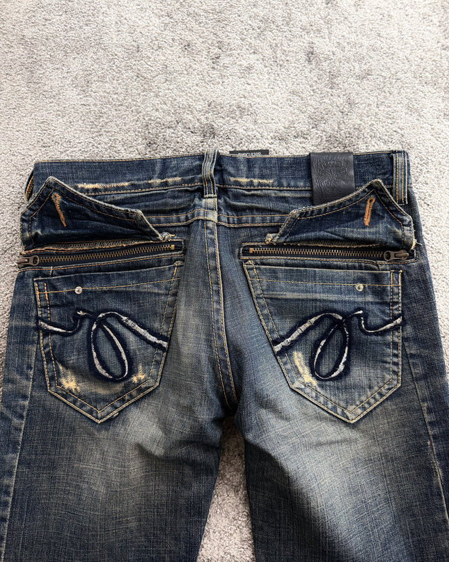 RED PEPPER "UTILITY ZIP" DENIM (M-L)