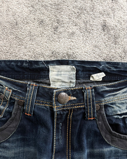 LOLITA "LEATHER TRIM" DENIM (M-L)