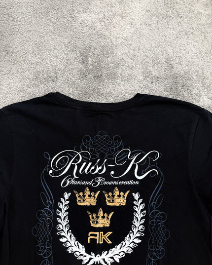 RUSS K "SCRIPT LOGO" TEE (M)