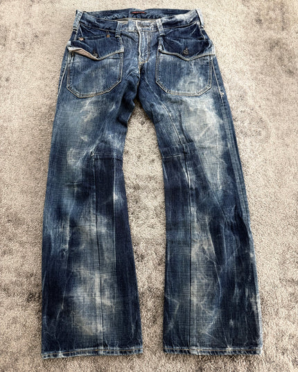 BLUE WAY "SHADOW WASH" DENIM