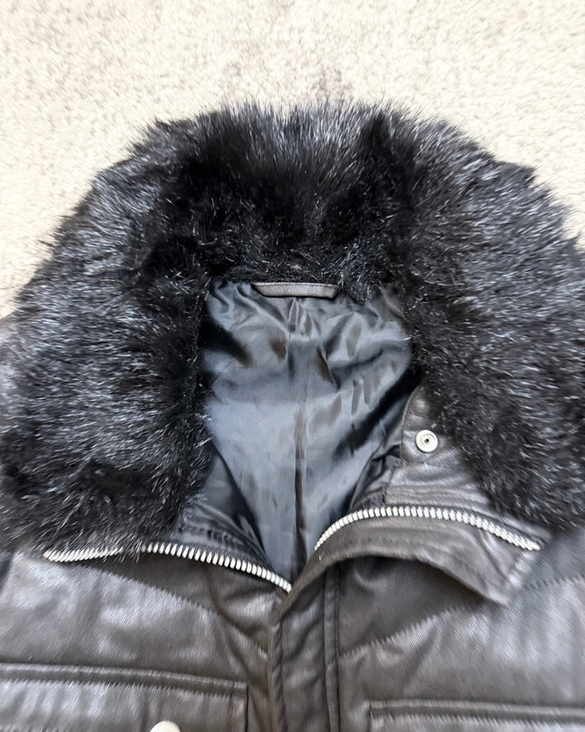 ABAHOUSE "NIGHTFALL BIKER" PUFFER