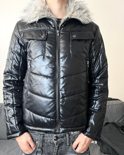 CRAFT WORKS "NOIR WOLF" FUR PUFFER