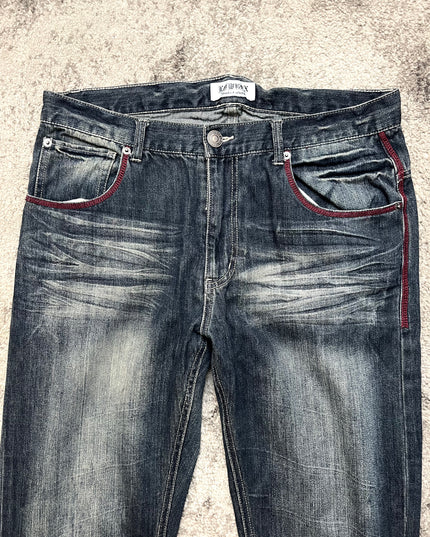 LOWBOX "SCARLET STITCH" DENIM