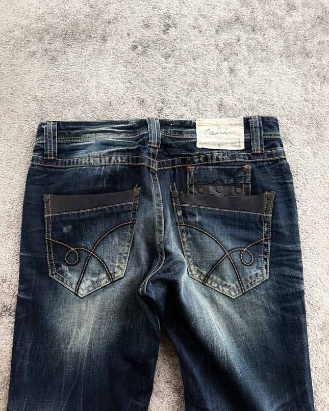 LOLITA "LEATHER TRIM" DENIM (M-L)
