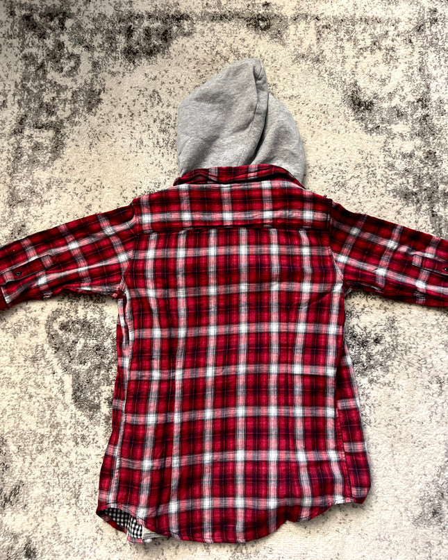 MURDER LICENSE FLANNEL HOODIE
