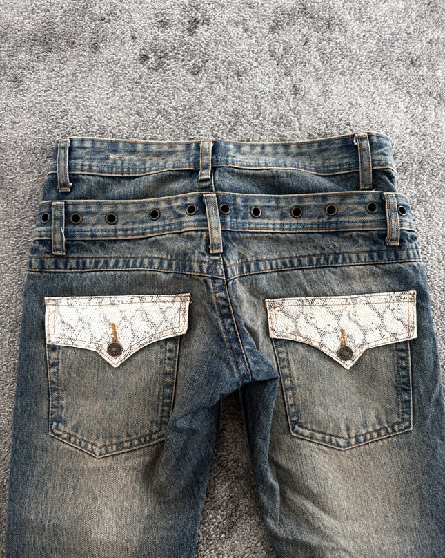 K.U.I "GROMMET SCAR" DENIM (M)