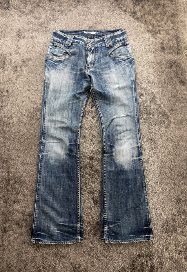 MICHEL KLEIN "SILVER FADE" DENIM