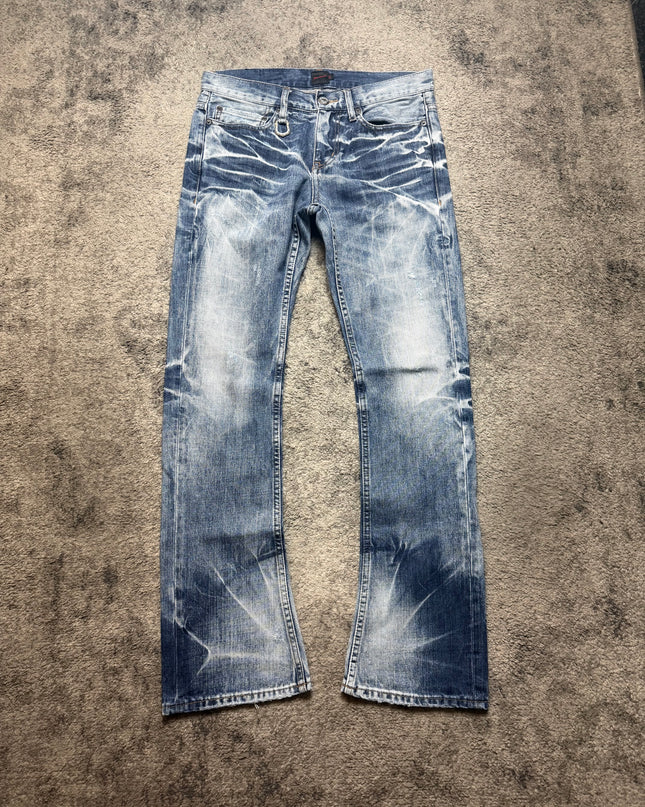 JACKROSE "WHITE NOISE FADE" DENIM