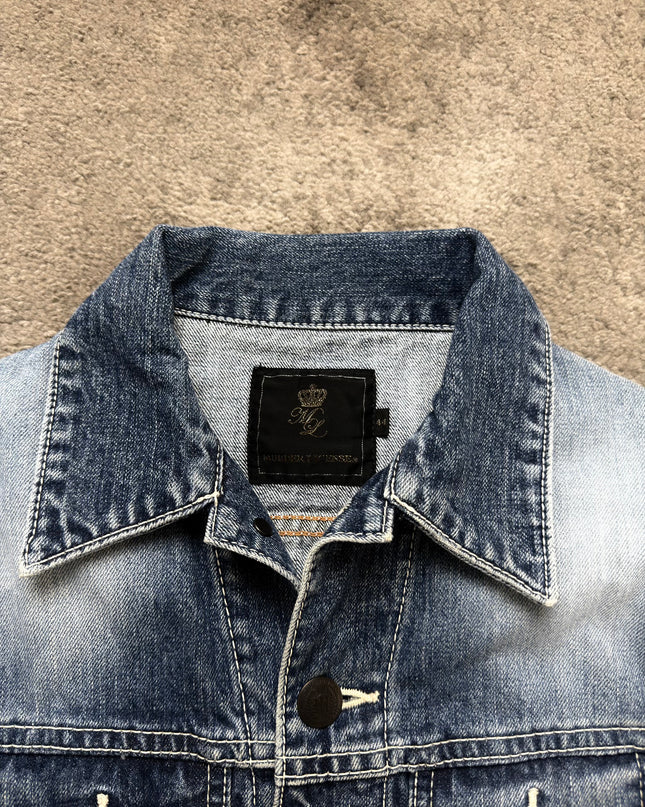 MURDER LICENSE "ICE WASH" DENIM JACKET