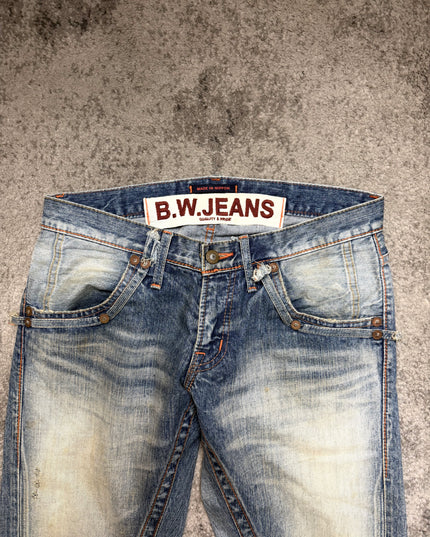 BLUE WAY "WASHED SILENCE" DENIM