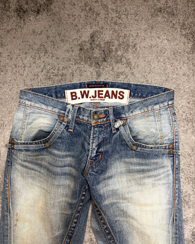 BLUE WAY "WASHED SILENCE" DENIM