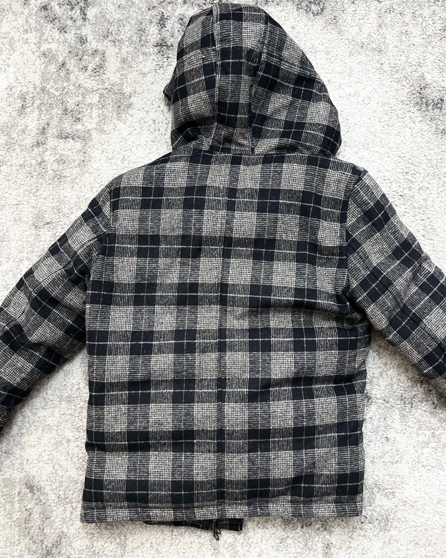 TETE HOMME "SHADOWS IN PLAID" PUFFER
