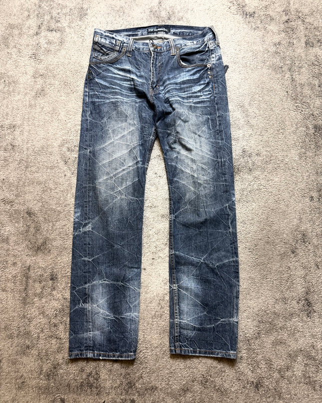 ORIRIN "CRACKED INDIGO" DENIM