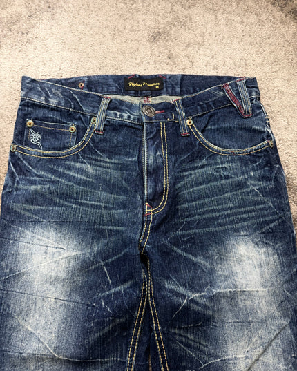 NYLAUS "MIDNIGHT STATIC" DENIM