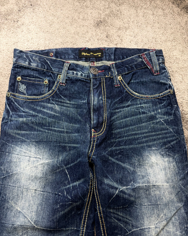 NYLAUS "MIDNIGHT STATIC" DENIM