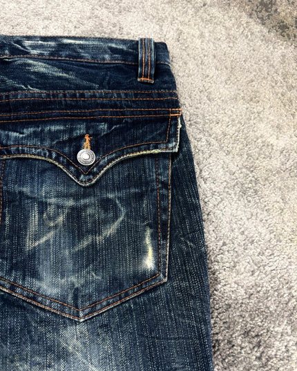 NYLAUS "FRACTURED VEINS" DENIM (S)