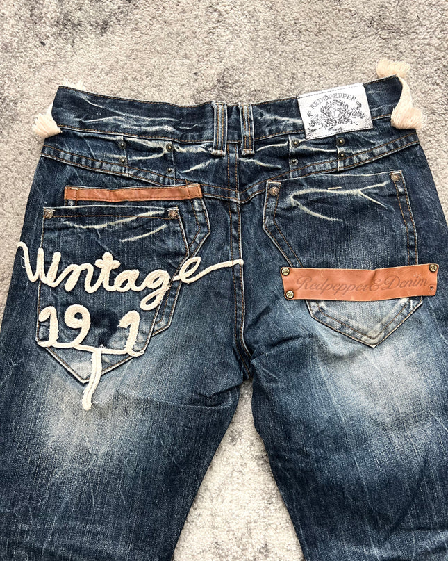 RED PEPPER "PARADE CUT" DENIM