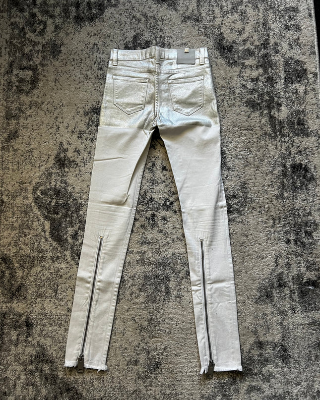 ALYX SILVER WHITE SKINNY DENIM