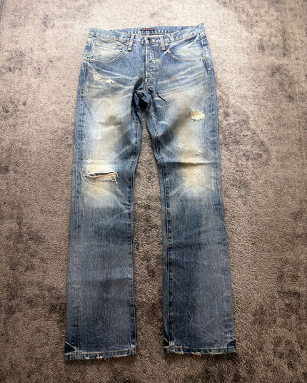 BLUE WAY "DUST & DAMAGE THEORY" DENIM
