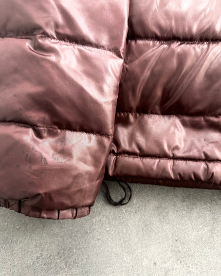 REALCONTENTS "BURGUNDY HAZE" PUFFER (M)