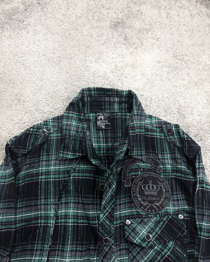 RUSS K "EMERALD SHADOW" FLANNEL (M)