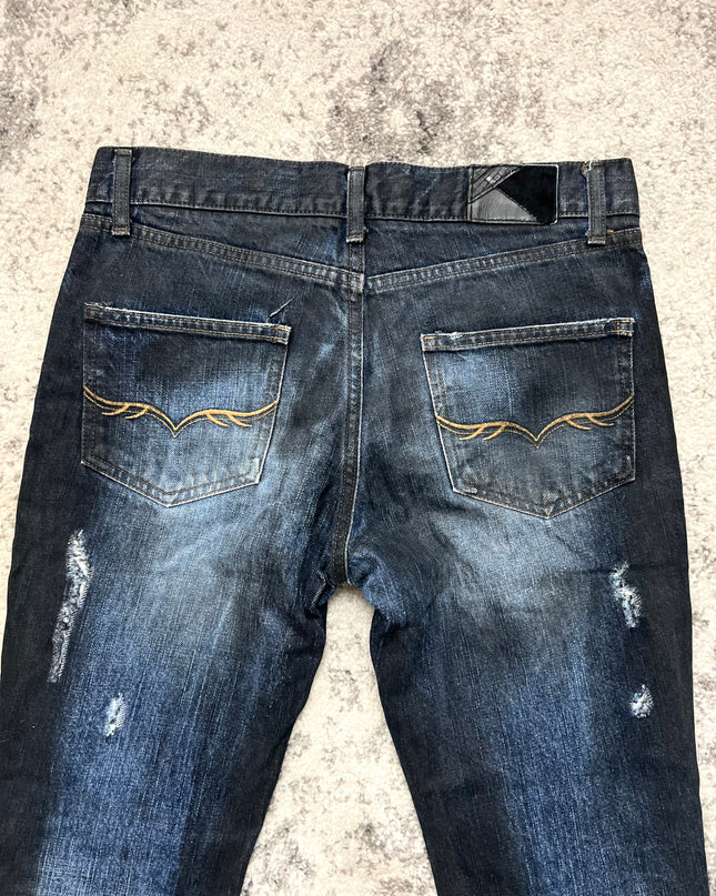 FUGA WAXED DENIM XS 