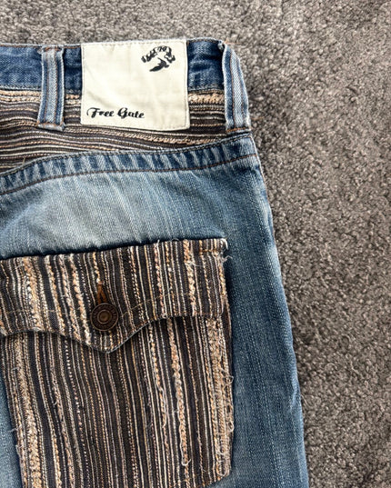 FREE GATE "FADE CONTRAST" DENIM (L)