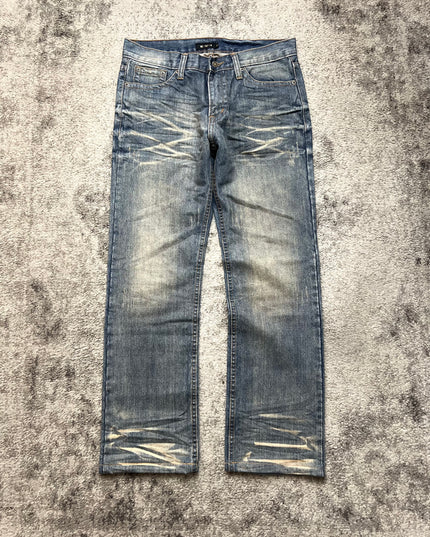 K.U.I "BRUSHSTROKE LUCK" DENIM