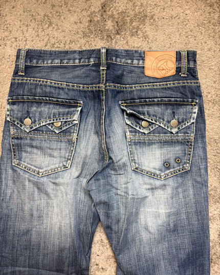 BURN IN CALI “LIGHT RAYS“ DENIM