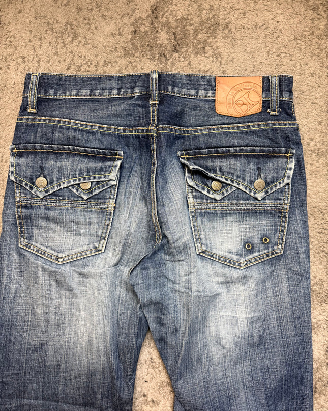 BURN IN CALI “LIGHT RAYS“ DENIM