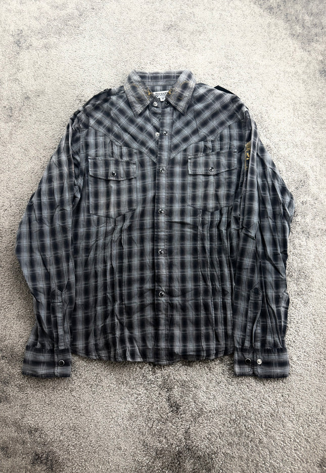 GROWTH "MIDNIGHT FADE" FLANNEL (S-M)