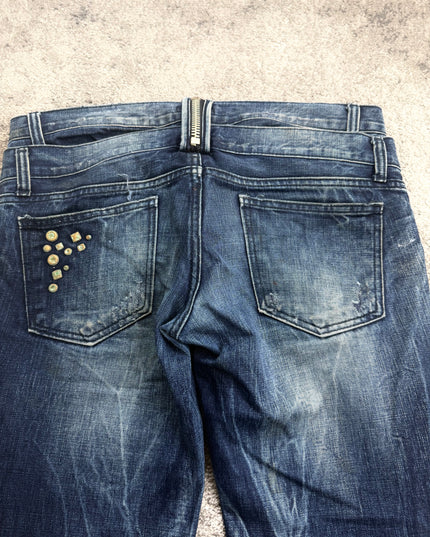 GLAD NEWS "DOUBLE WAIST" DENIM (M)